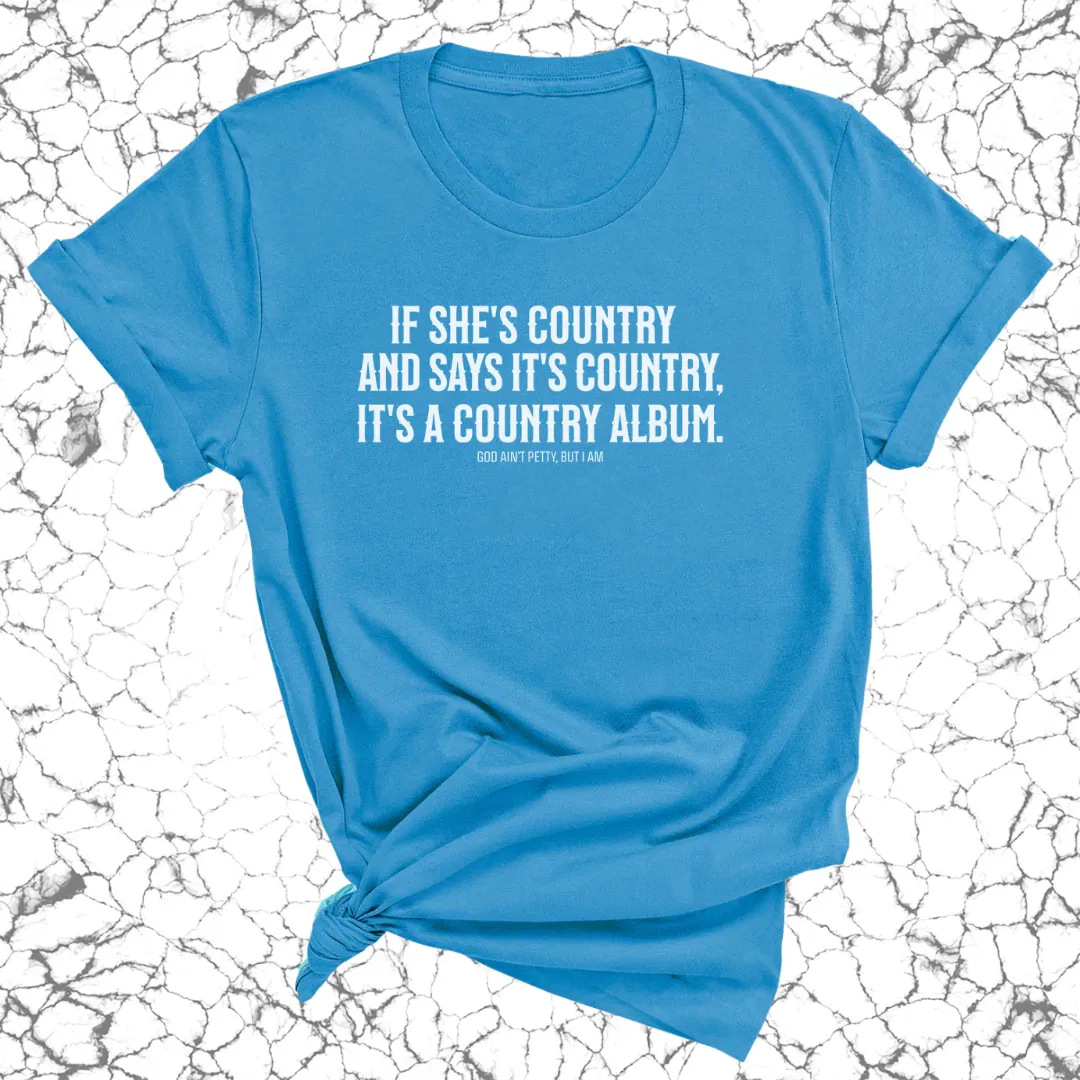 It's a Country Album Unisex Tee